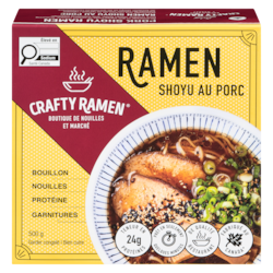 Crafty Ramen Ramen Shoyu au porc 500 g, 2,30 $/100g