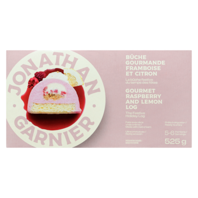 Bûche gourmande framboise et citron