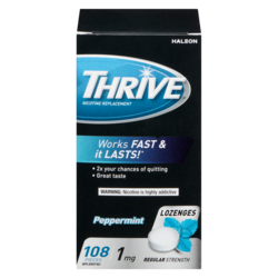 Nicotine Replacement Lozenges Peppermint Chill Regular Strength 1 Mg