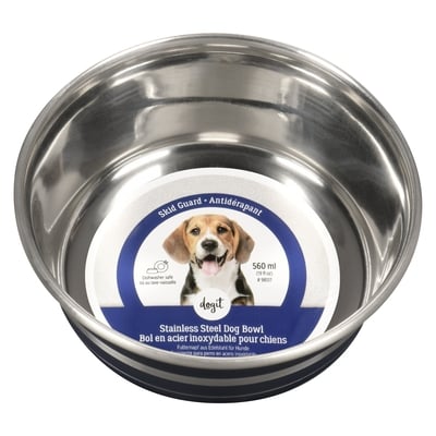 Dogit Stainless Steel Dog Bowl 560 Ml 1 ea, $12.99/1ea
