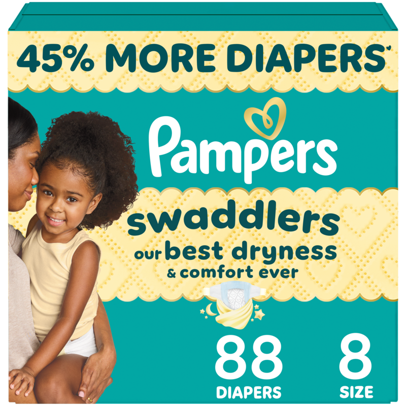 Swaddlers Active Baby Diaper Size 88 Count