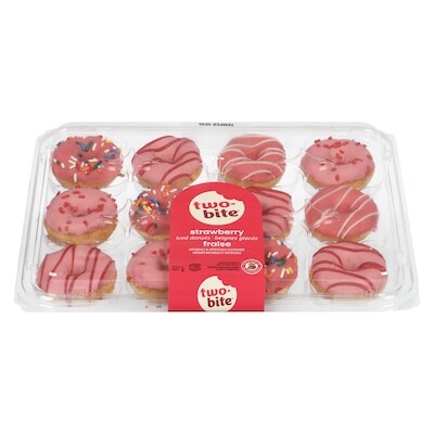 Two-bite Beignes glacés fraise 227 g, 2,20 $/100g