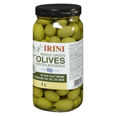 Whole Green Olives In Sea Salt Brine Giant 141-160