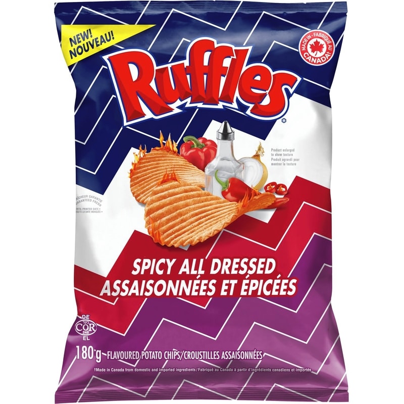 Spicy All Dressed Flavoured Potato Chips