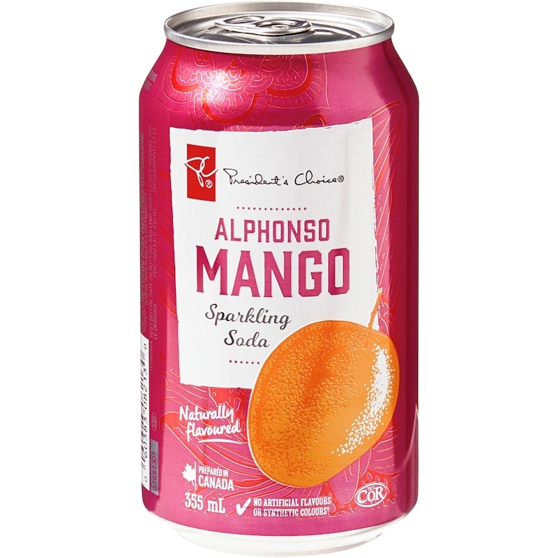 Alphonso Mango Flavoured Sparkling Soda