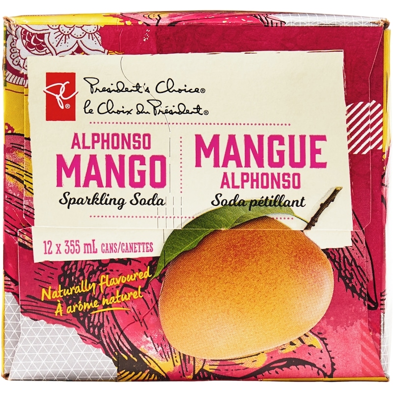 Alphonso Mango Flavoured Sparkling Soda