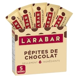 Larabar Pepites de Chocolat 5 Barres 225 g, 3,11 $/100g