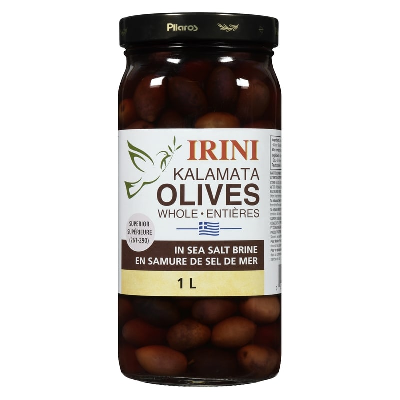 Olives Kalamata Whole In Sea Salt Brine Superior 261-290