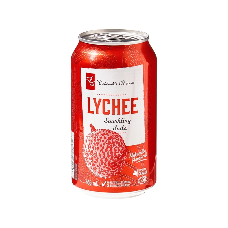 Lychee Flavoured Sparkling Soda