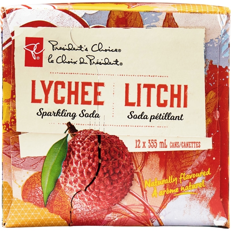 Lychee Flavoured Sparkling Soda