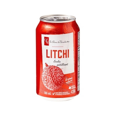 Soda pétillant à saveur de litchi