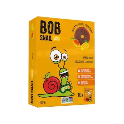 Bob Snail Rouleaux à la mangue 100 g, 4,99 $/100g