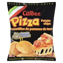 Calbee Artificially Flavoured Potato Chips Pizza 55 g, $5.44/100g