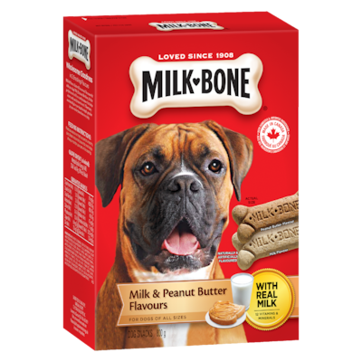 Dog Biscuits, Milk & Peanut Butter Flavour