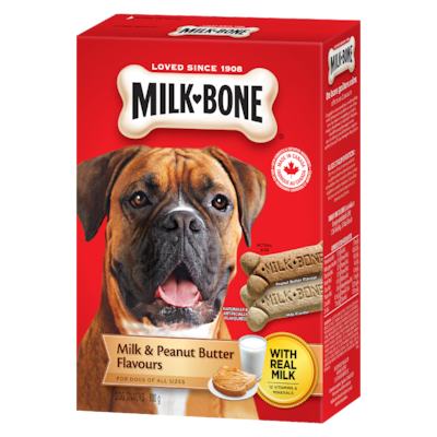 Dog Biscuits, Milk & Peanut Butter Flavour