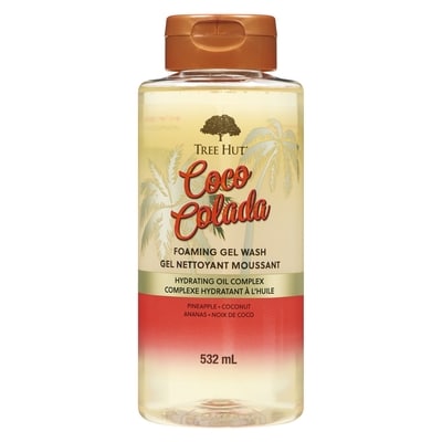 Gel nettoyant moussant coco colada