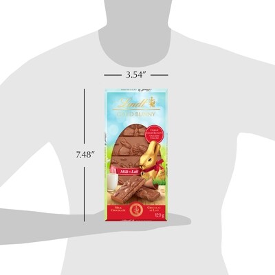 Barre de chocolat au lait GOLD BUNNY