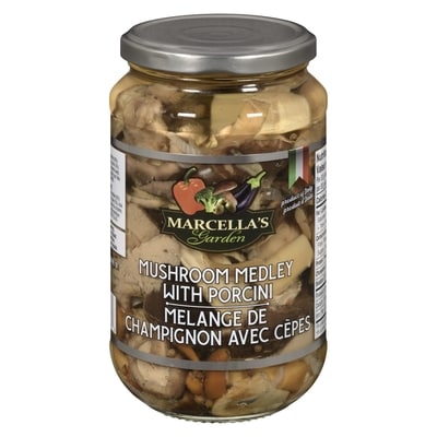 Marcella's Garden Mushroom Medley With Porcini 580 ml, $1.55/100ml