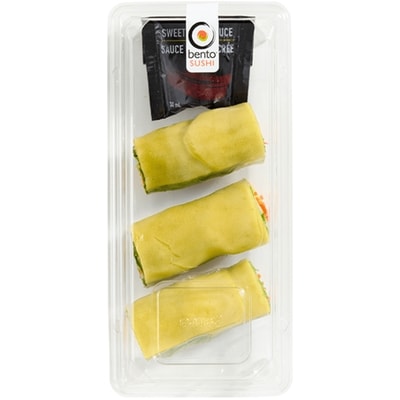 Bento Rouleau de Printemps Végétarian (Après 11h) 195 g, 4,10 $/100g