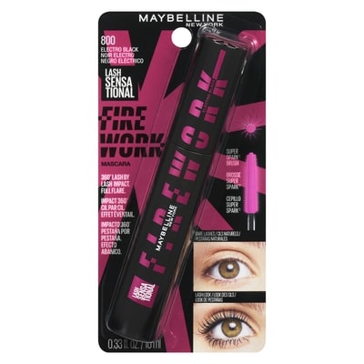 Maybelline Lash sensational mascara 800 noir electro 10 ml, 159,90 $/100ml