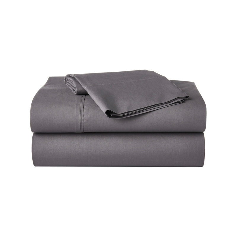 Twin Organic Cotton Sheet 3 Piece Set - Slate
