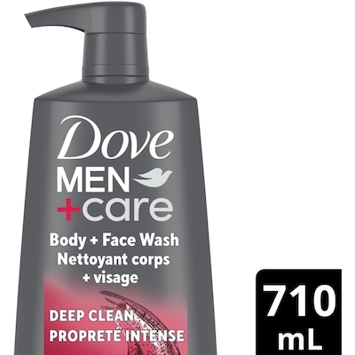 Dove Exfoliating Deep Clean Body and Face Wash  710 ml, $1.93/100ml