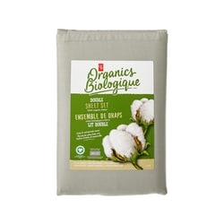 President's Choice Double Organic Cotton Sheet 4 Piece Set - Sage 1 ea, $60.00/1ea