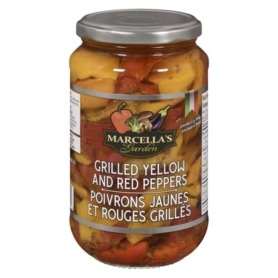 Marcella's Garden Grilled Yellow And Red Peppers 580 ml, $1.55/100ml