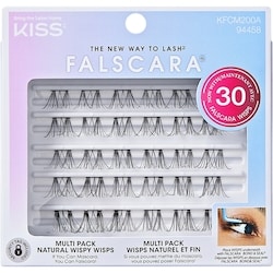 Falscara Collection Diy Eyelash Extensions Multipack, Natural Wispy Wisps Black