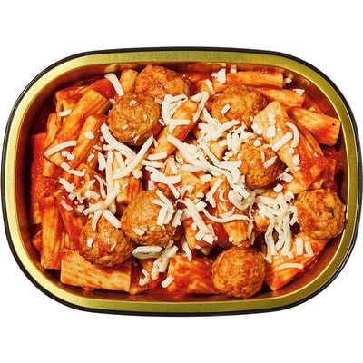 null Rigatoni sauce marinara avec boulettes de viande, petit 470 g, 1,70 $/100g