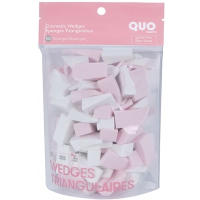Quo Beauty Cosmetic Wedges 100 Sponges 100 ea, $0.09/1ea