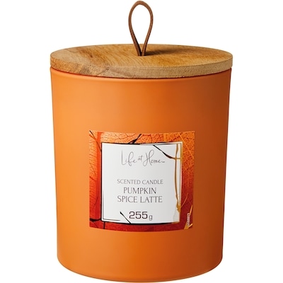 Life at Home Pumpkin Spice Latte Scented Candle 1 ea, $7.50/1ea