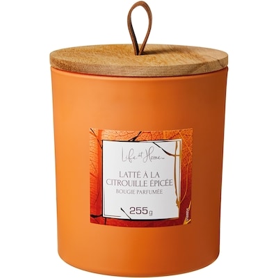 Life at Home Bougie parfumée, latté aux épices et à la citrouille 1 ea, 7,50 $/1ch