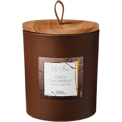 Life at Home Bougie parfumée, chaï à la cannelle 1 ea, 7,50 $/1ch