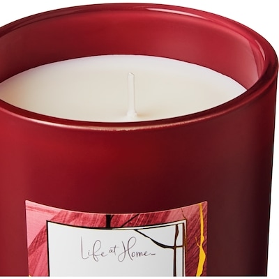 Plum and Amber Scented Candle