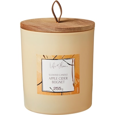 Life at Home Apple Cider Beignet Scented Candle 1 ea, $10.00/1ea