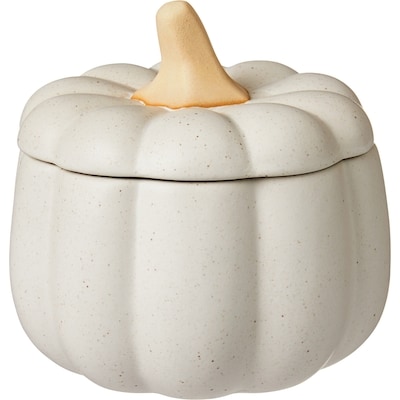Life at Home Pumpkin Shaped Scented Candle - White 1 ea, $12.00/1ea