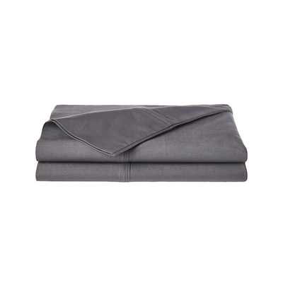 Queen Organic Cotton Pillowcases 2 Piece Set - Slate