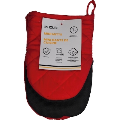 InHouse 2 Pack Mini Mitts Red 2 ea, $3.50/1ea