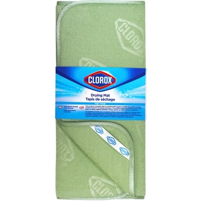 Clorox Embossed Drying Mat With Mesh Backing Sage 1 ea, $10.00/1ea