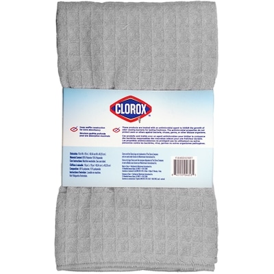 2 Pack Microfiber Deep Waffle Dishcloth Gray