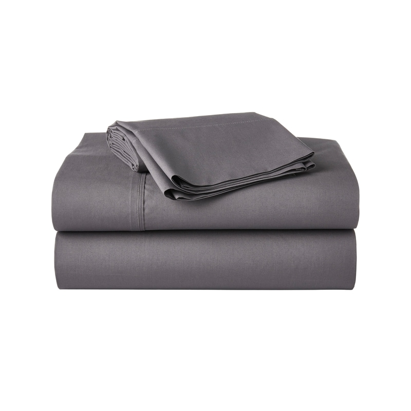 King Organic Cotton Sheet 4 Piece Set - Slate