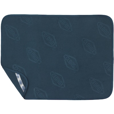 Embossed Drying Mat With Mesh Backing Navy