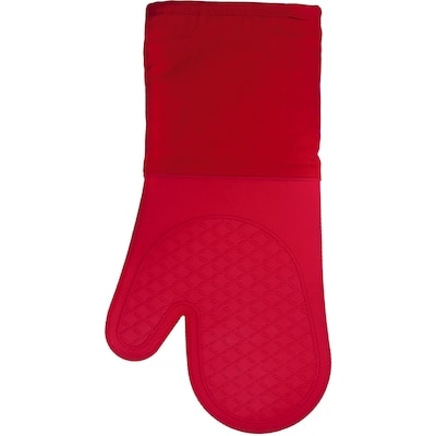 Premium Silicone Oven Mitt Red