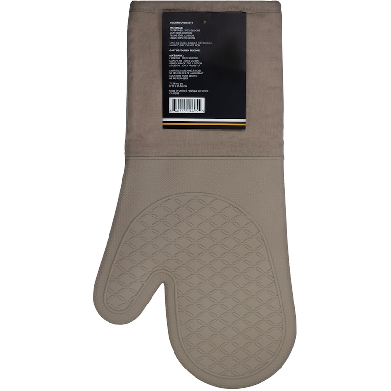 Premium Silicone Oven Mitt Tan