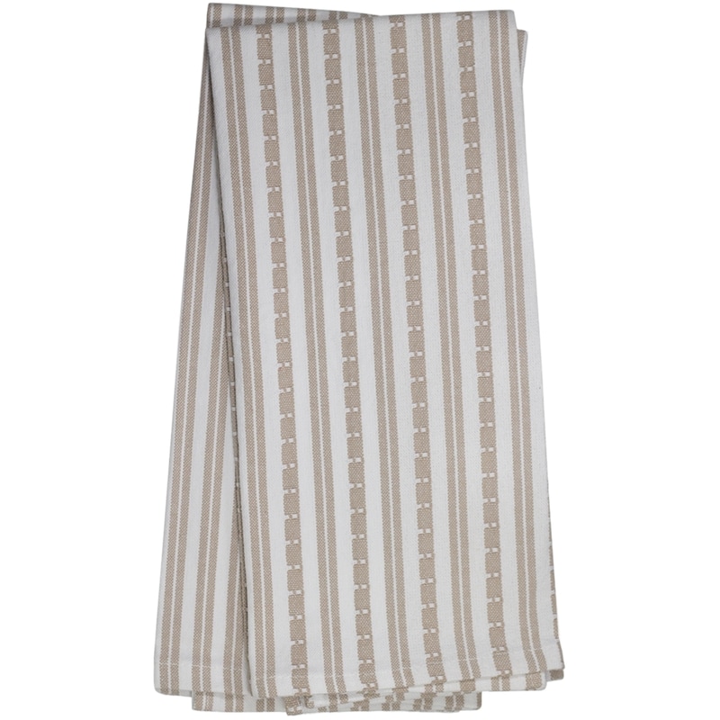 Premium 2 Pack Kitchen Towels Basketweave Tan