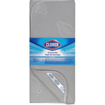 Clorox Tapis De Séchage Embossé Avec Dos En Maille Gris 1 ea, 10,00 $/1ch
