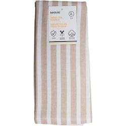 InHouse 2 Pack Terry Tea Towel Tan 2 ea, $3.50/1ea