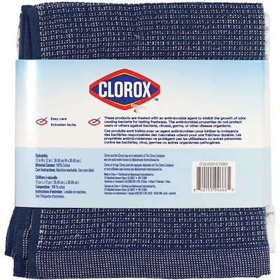 4 Pack Rib Dishcloth Set Navy