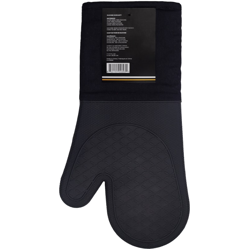 Premium Silicone Oven Mitt Charcoal